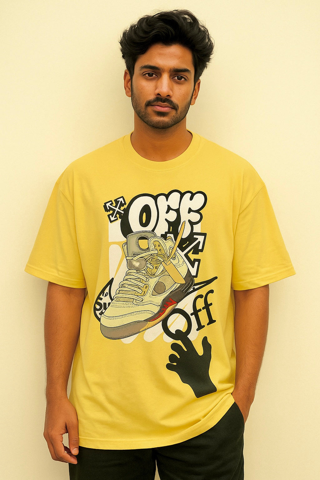 Off Sneaker oversized T shirt